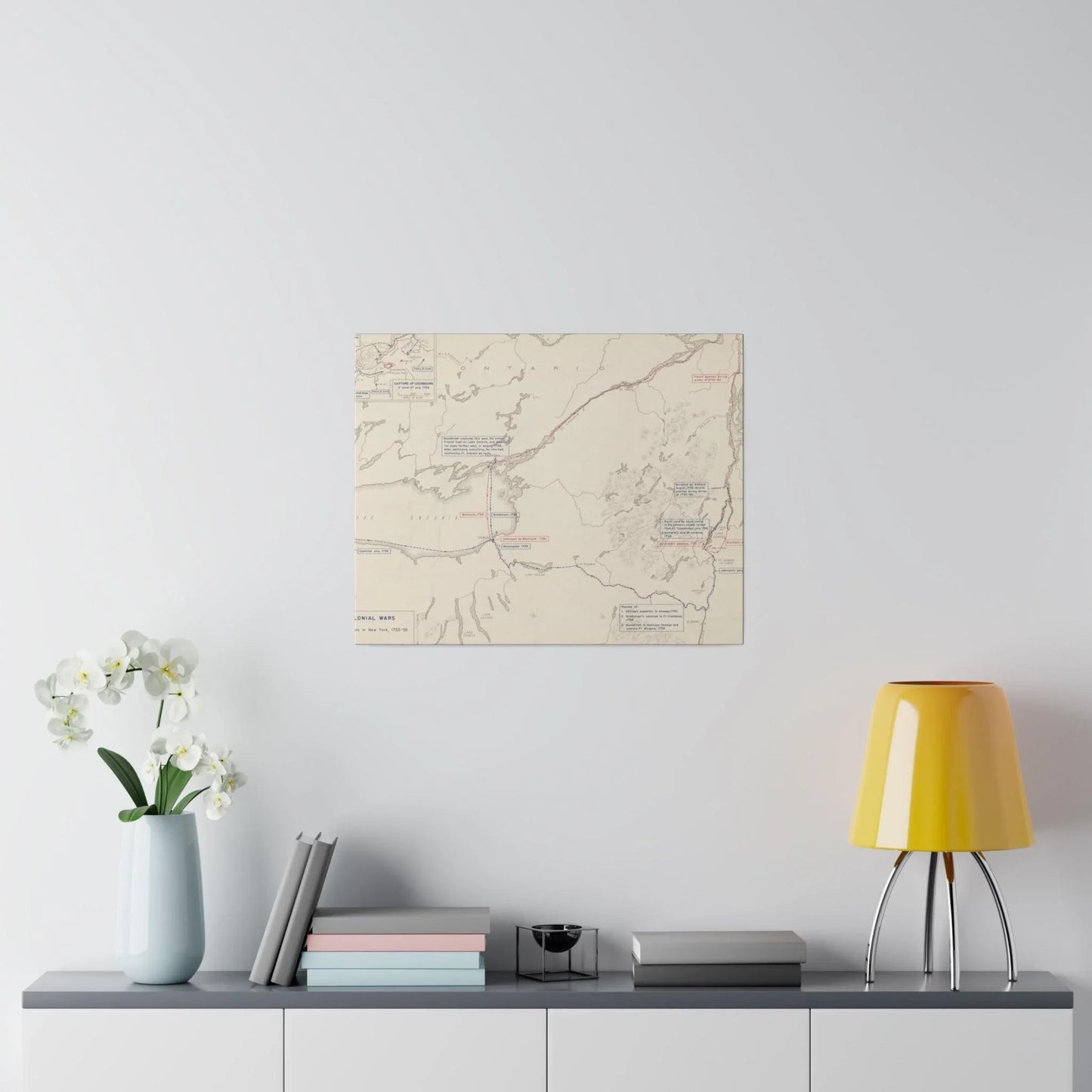 Close-up of textured canvas surface highlighting aged, faded finish and intricate brushstroke details from a different angle.