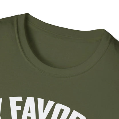 Close-up of the soft, heather gray fabric with visible stitching and the "Favorite Veteran - Mom" print on the chest of the