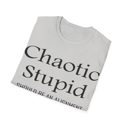 Close-up of the black unisex softstyle fabric showing subtle texture and reinforced neckline stitching from a bottom corner