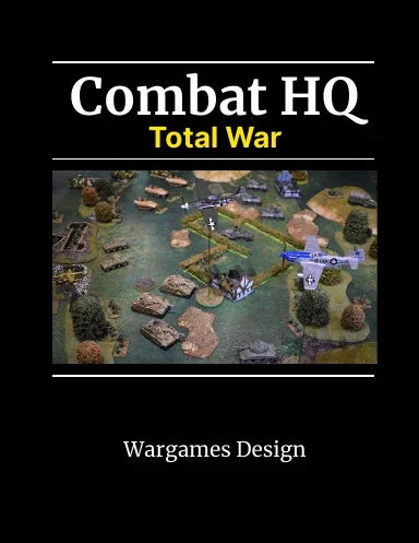 Combat HQ: Total War 2.5E historical miniature wargame book with detailed map illustrations, durable paper pages, Pacific