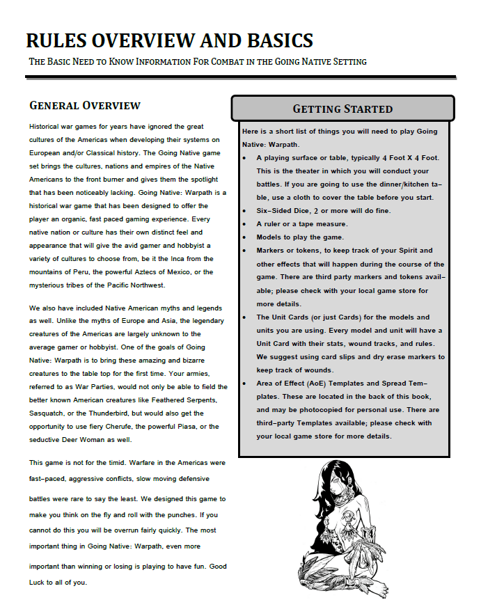 Close-up of textured matte cover with intricate gold foil embossing and detailed spine design on Going Native: Warpath