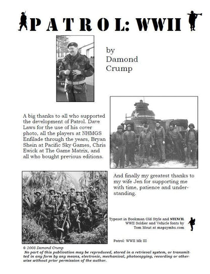 PATROL: WWII - Historical Miniature Wargame